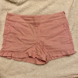 LOFT ruffle shorts